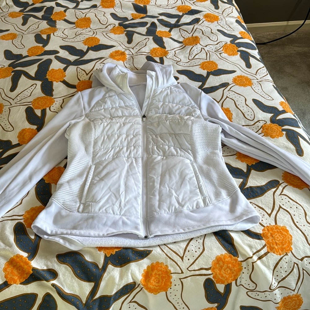 White athletic jacket